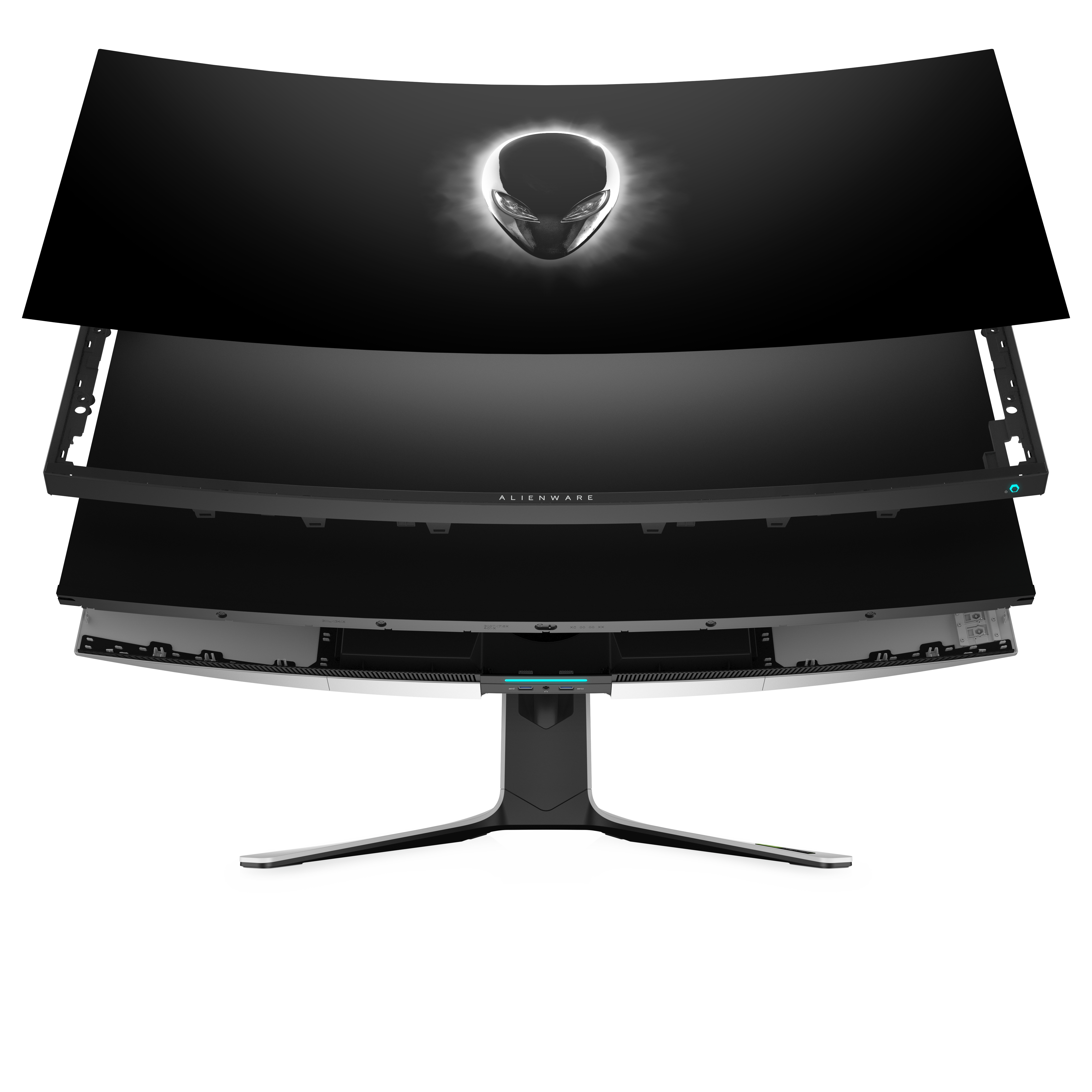 DELL Alienware AW3821DW 37,5 Zoll  UWQHD  Gaming Monitor  4 ms Reaktionszeit  