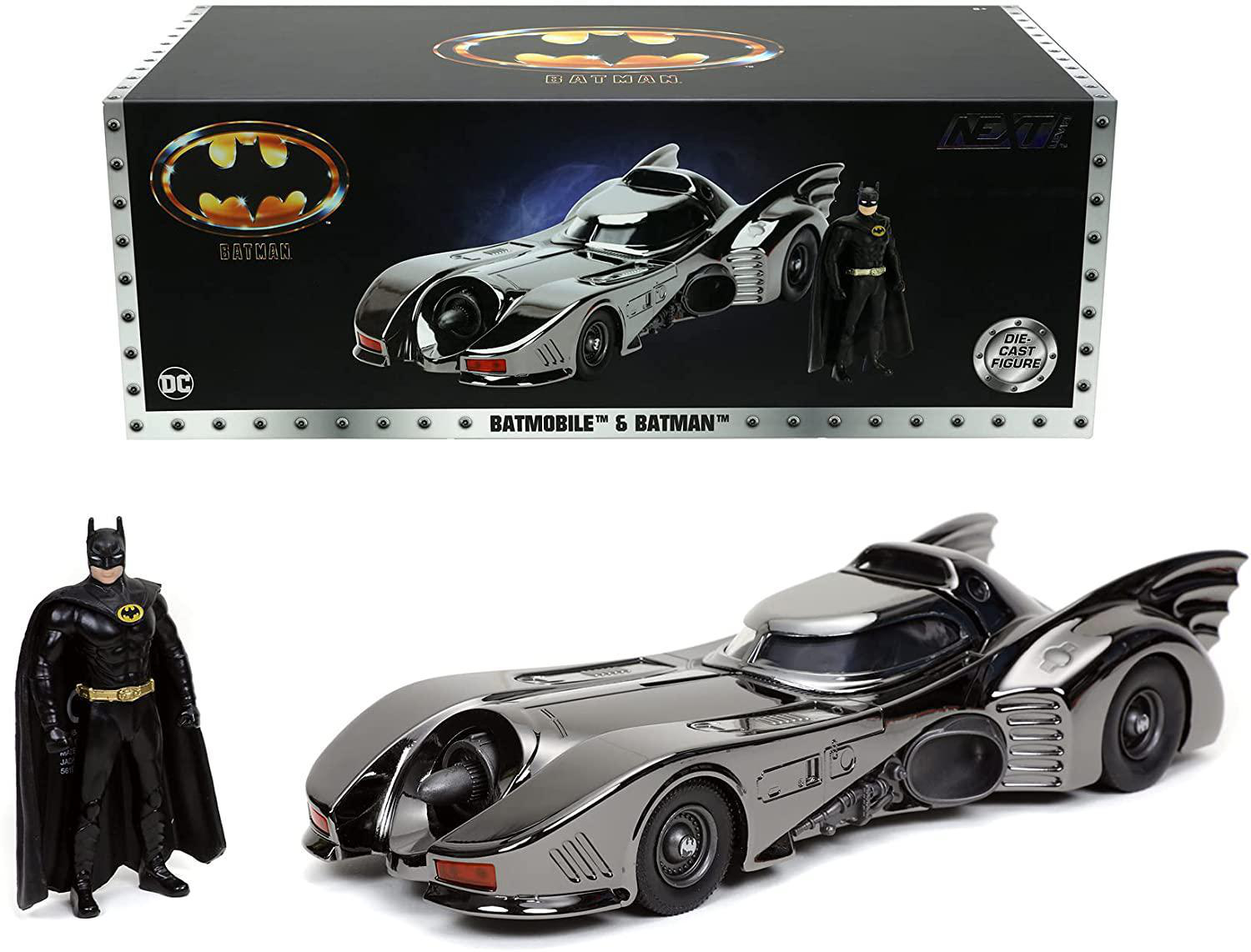 DICKIE-TOYS BATMOBILE NEXT LEVEL BATMAN 1989, BLACK Spielzeugmodellauto Schwarz/Chrom