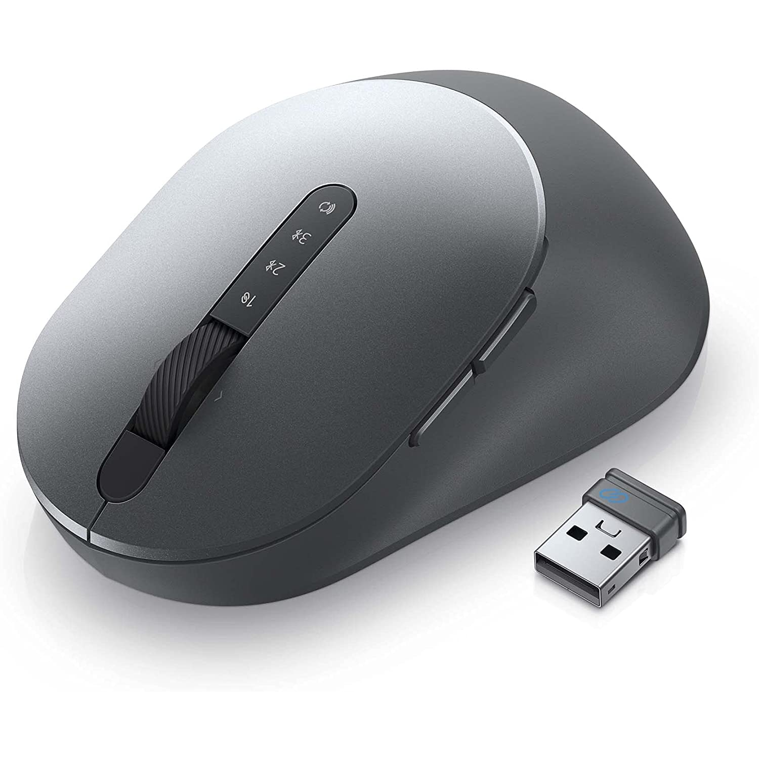 Ratón inalámbrico - Dell MS5320W, 7 Teclas, 2.4Ghz, 1600 ppp, Gris
