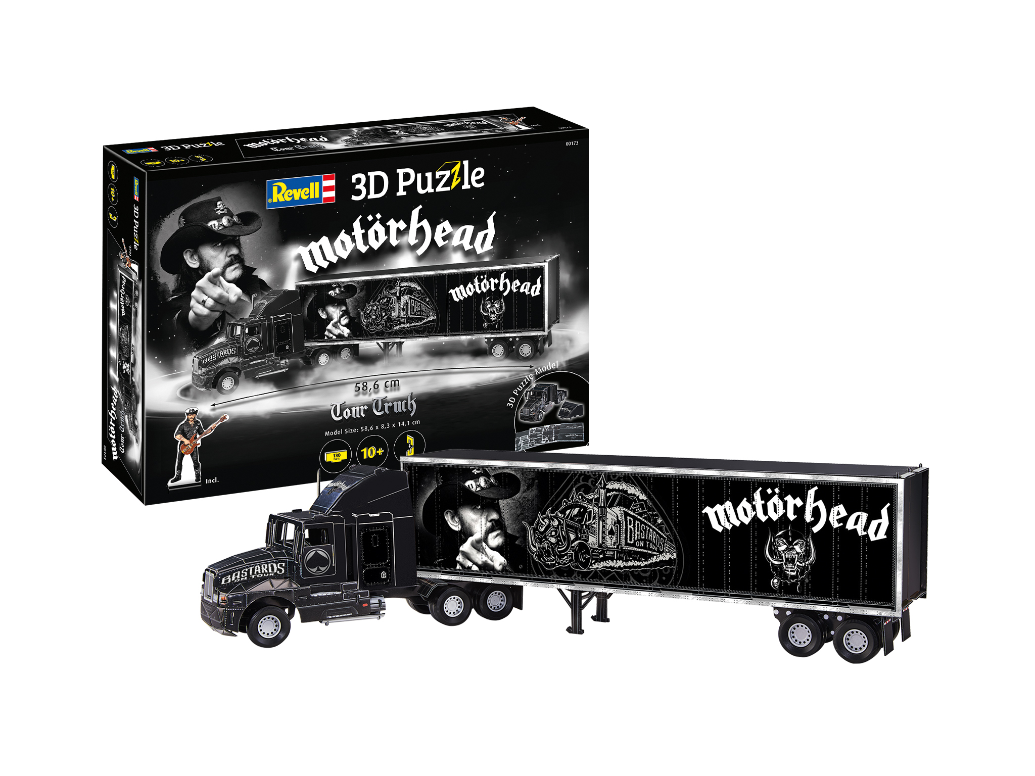 REVELL Motörhead Tour Truck Puzzle, 3D Schwarz