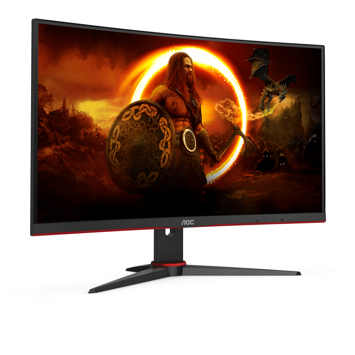 AOC C27G2AE Curved 27 Zoll  Full-HD  Gaming Monitor  1 ms Reaktionszeit  