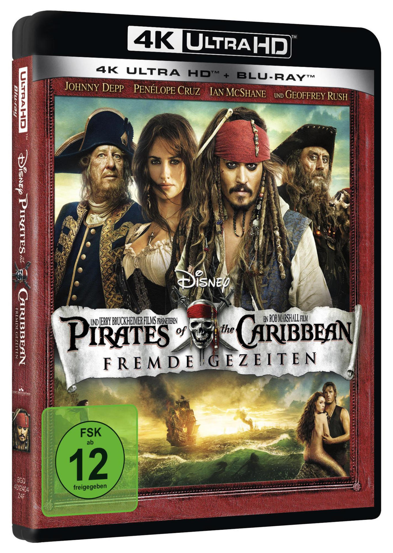 Cover des Films Fluch der Karibik.