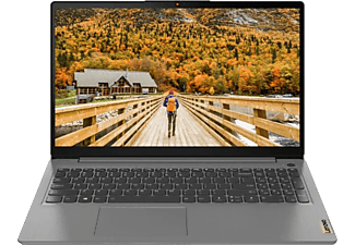 LENOVO IdeaPad 3 82H8025RHV Szürke laptop (15,6" FHD/Core i5/16GB/512 GB SSD/Intel Iris XE/NoOS)