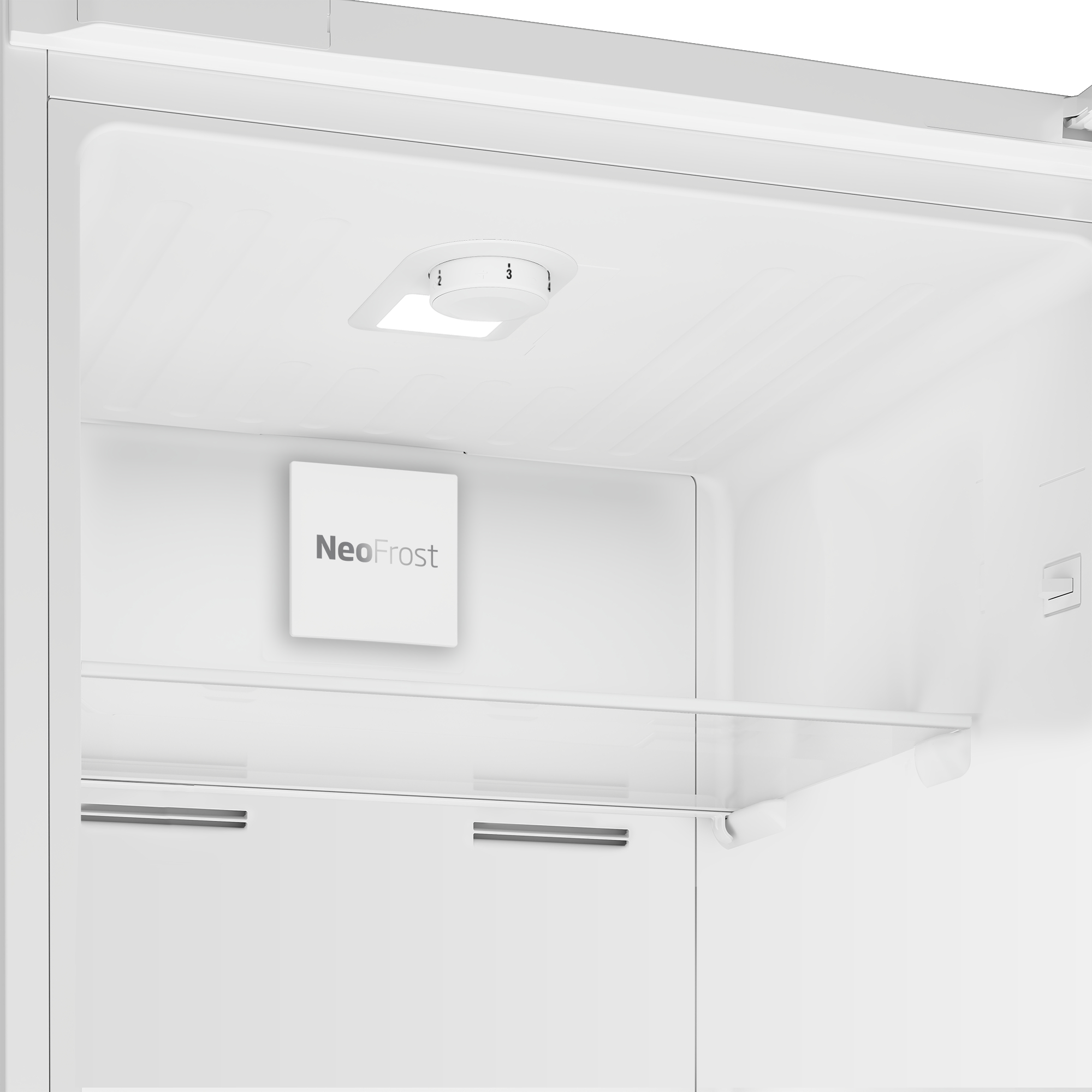 BEKO RCNA366K34WN Kühl- Gefrierkombination (F, 324 l, 1852 mm hoch, Standgerät, No Frost (verminderte Eisbildung), Weiß)
