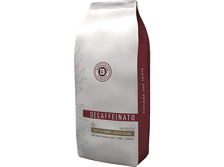 BARISTACLUB Decaffeinato - Kaffeebohnen Espresso 500g