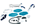 TESLA SteamPower FX50 Gőzölős felmosó, mosószer-adagolóval, 2in1, fehér-kék szín