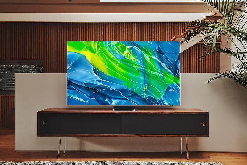 SAMSUNG OLEDGQ65S95BAT OLED TV (Flat, 65 Zoll / 163 cm, OLED 4K, SMART TV, Tizen™ mit Gaming Hub)