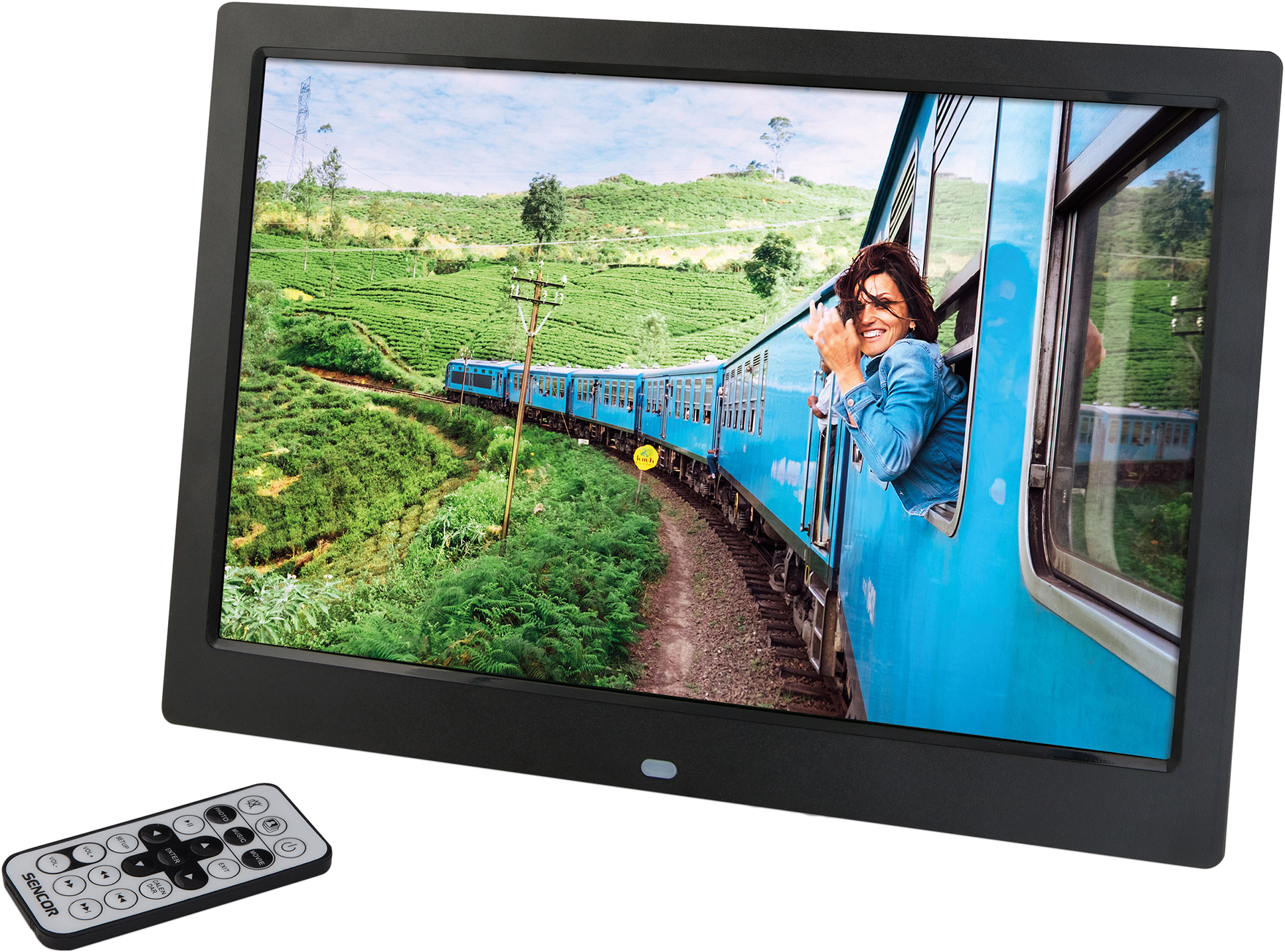 SENCOR Digitális fotókeret, fekete (SDF 1371 B)