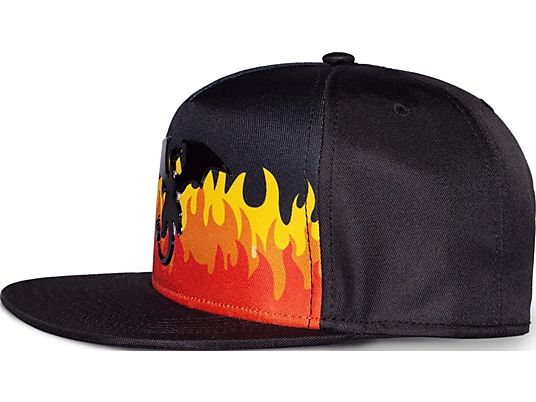 DIFUZED Pokemon - Cappello basket Charizard - berretto (Nero/Arancione/Rosso)