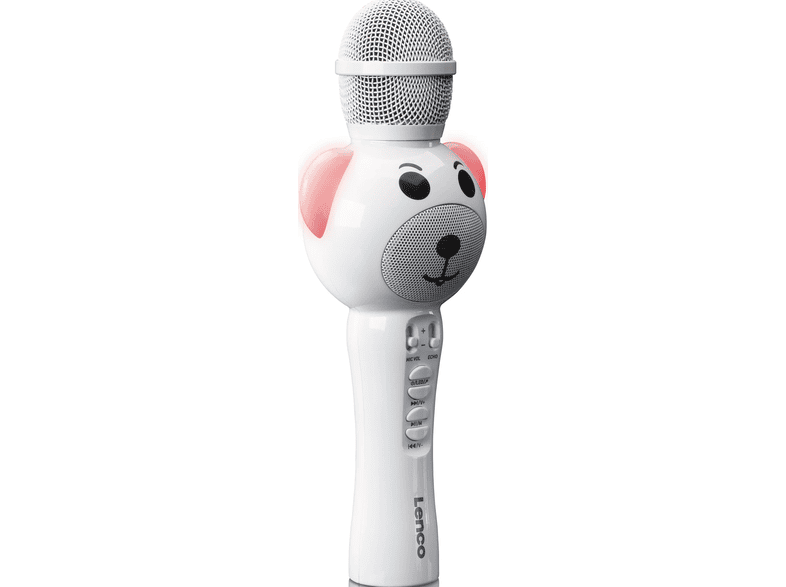 LENCO Karaoke-Kinder-Mikrofon BMC-060 White