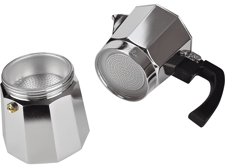 MILU 5048 ALU 5-tlg. Set Espressokocher Silber