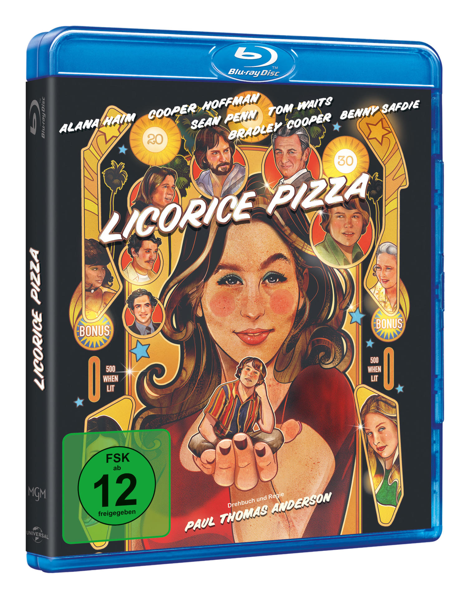 Blu-ray-Disc-Cover mit einer Frau im Zentrum. Das Cover enthält die Namen der Schauspieler.