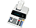SHARP Asztali szalagos számológép, 12 Digit kijelző, 2 színű nyomtatás (EL2607V)