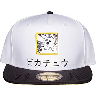 DIFUZED Pokemon - Pikachu cappello basket - berretto (Bianco/Nero/Giallo)
