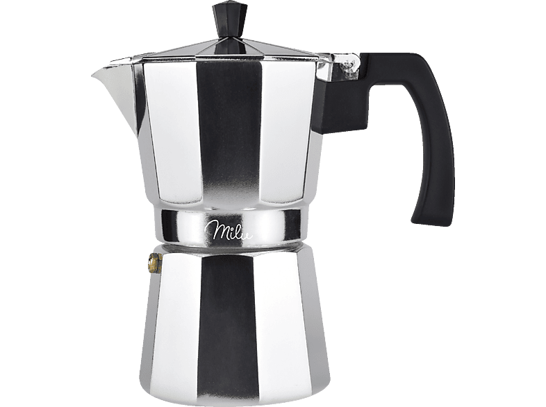 MILU 5049 ALU 5-tlg. Set Espressokocher Silber