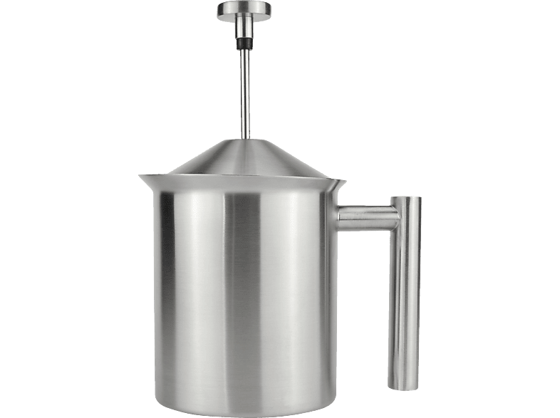 MILU 5070 Milchaufschäumer, Silber, 0,4 Liter