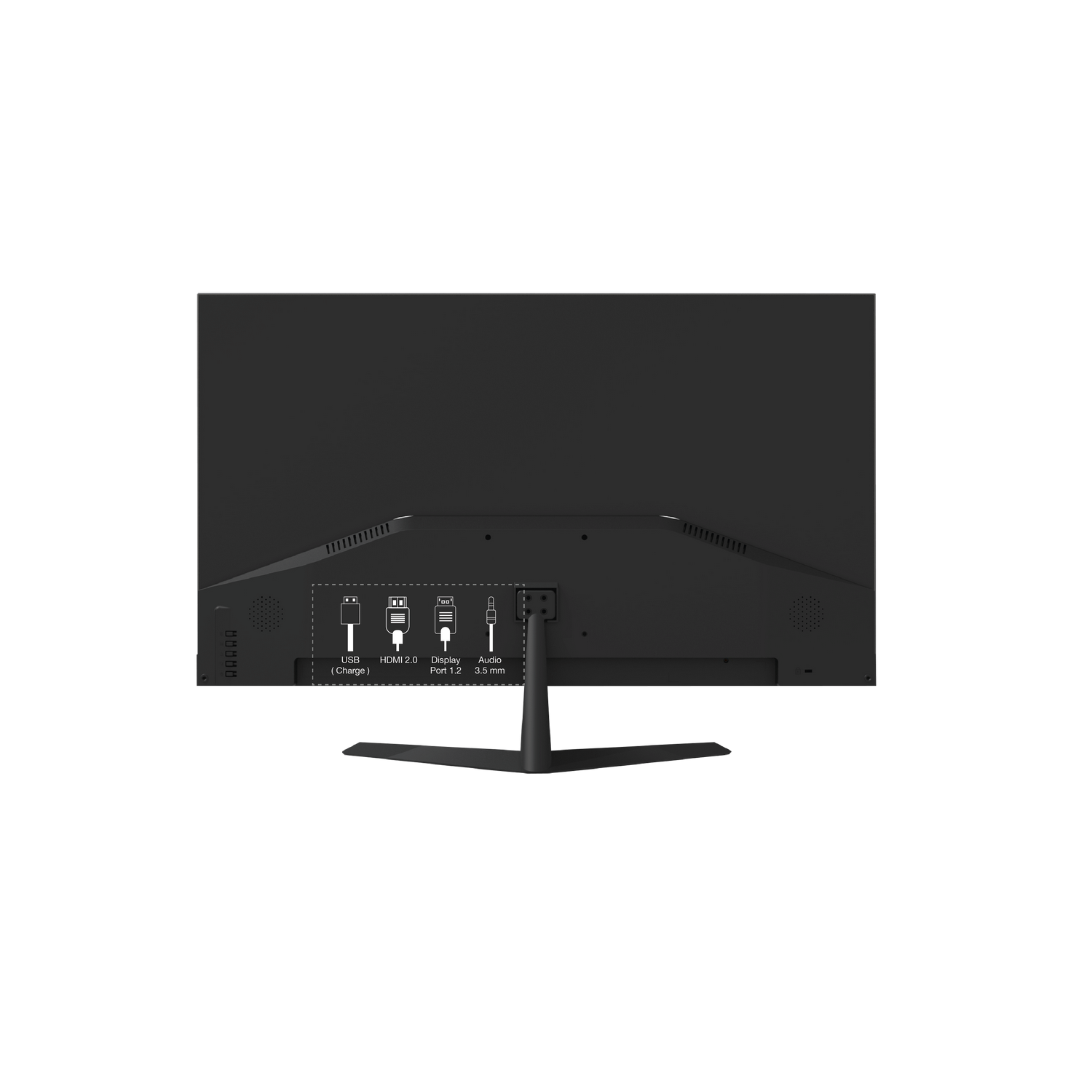 Monitor - PEAQ PMO S321-IQSC, 31.5", WQHD, 5 ms, 75 Hz, DP 1.2a/ HDMI 2.0, Jack 3.5mm, USB, Plata