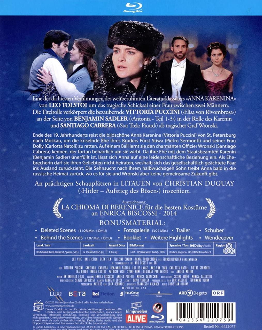 Anna Karenina Blu-ray - Miniserie komplette Die