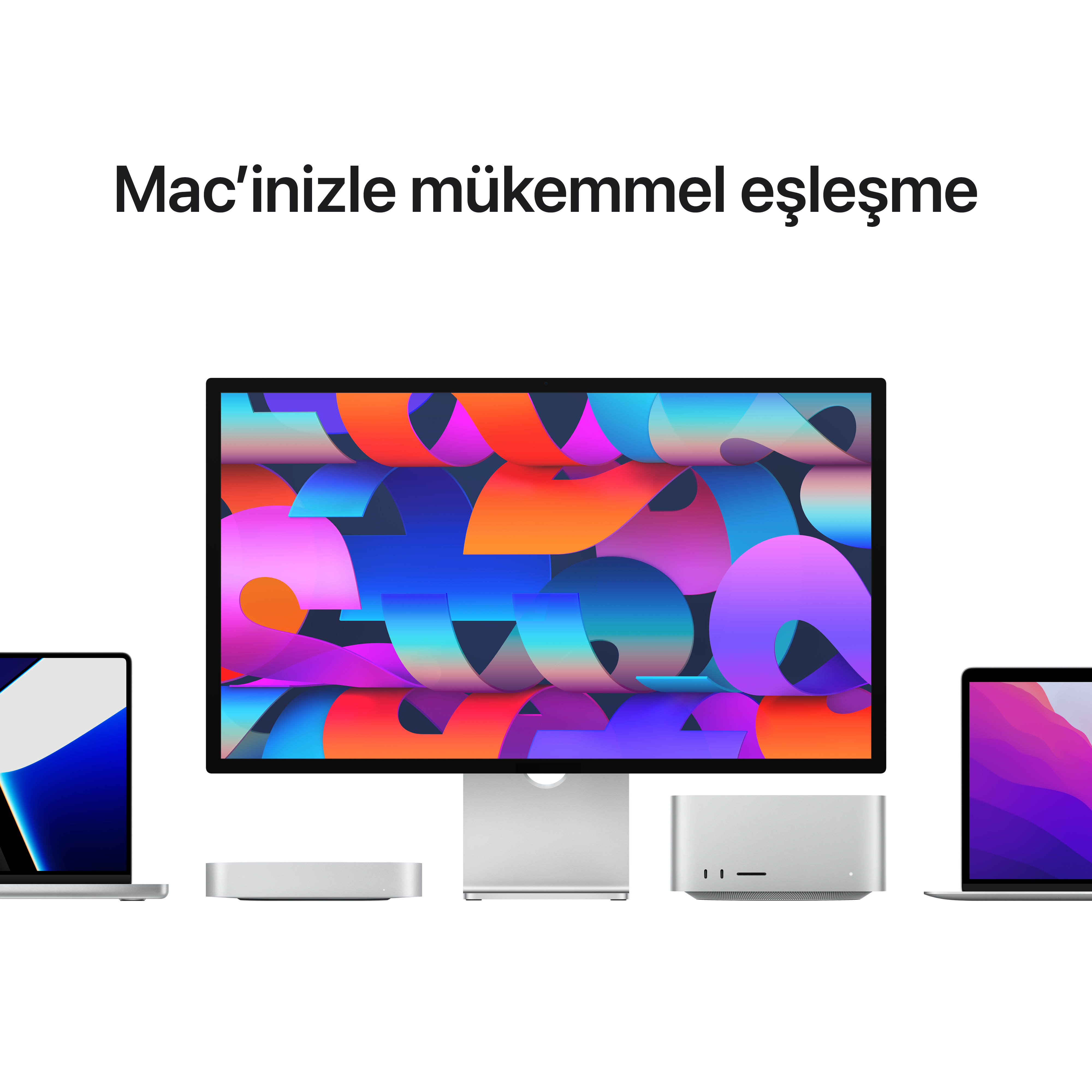 APPLE 27" Studio Display (Stand Dahil Değildir) Monitör Gümüş
