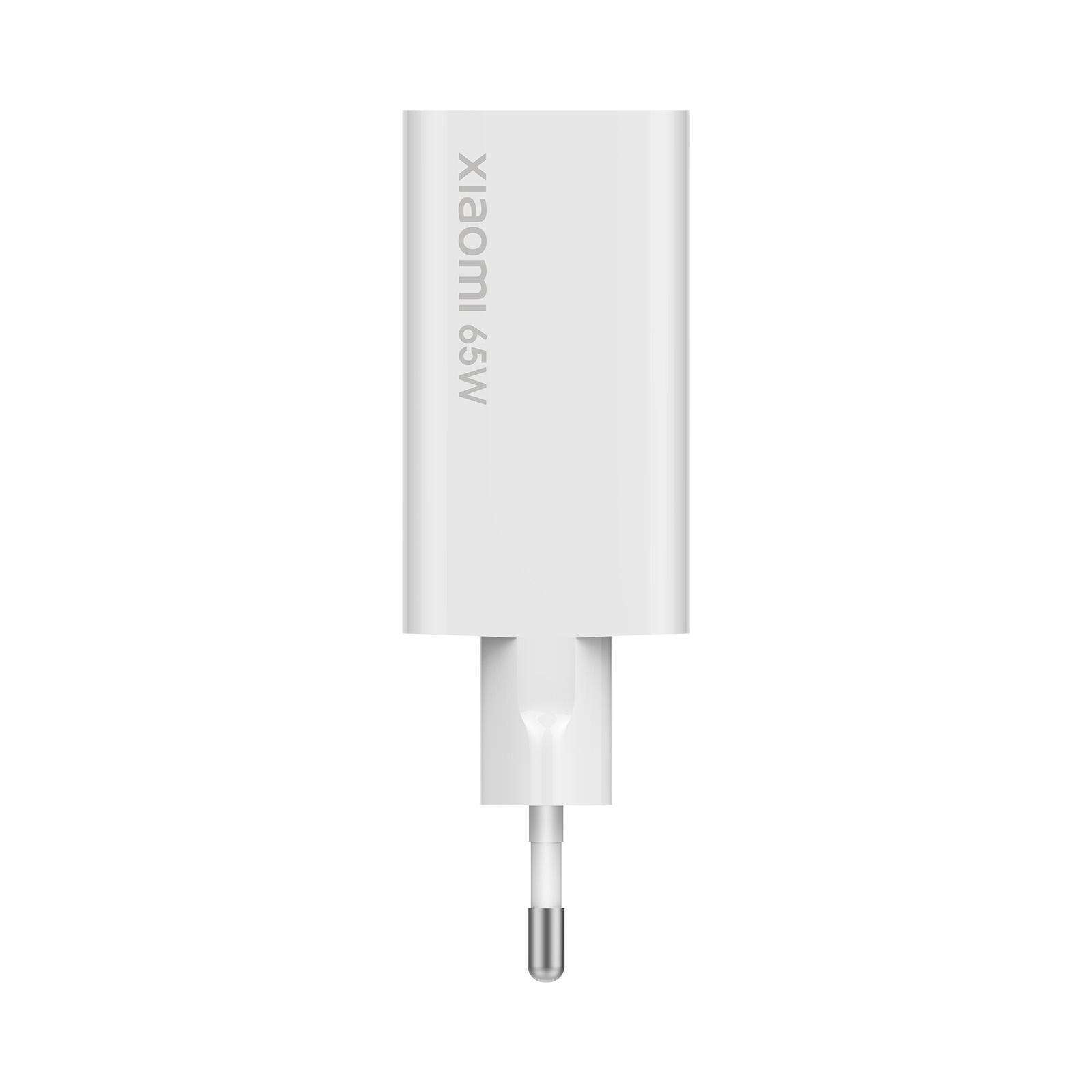 XIAOMI Mi 65W Fast Charger mit GaN Tech Ladegerät universal, 100-240 Volt, White