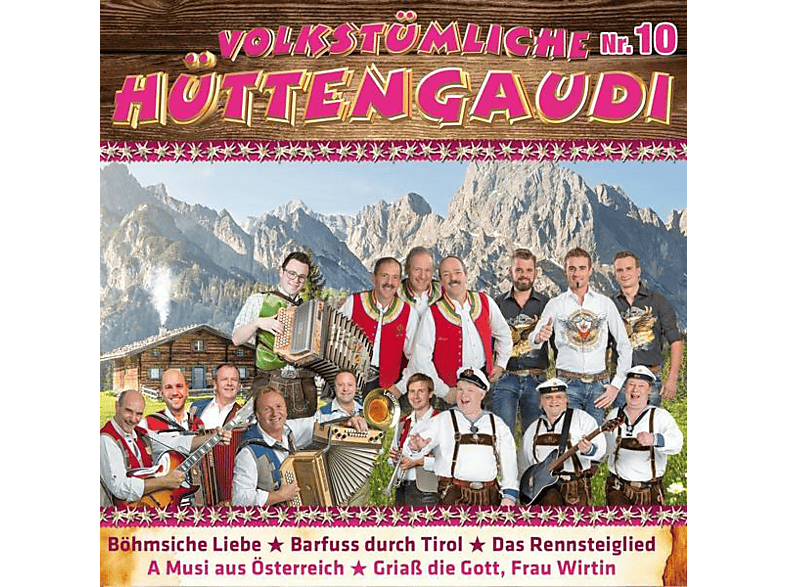 VARIOUS - Volkstümliche Hüttengaudi Nr.10  - (CD)