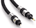 EAGLE CABLE Outlet 100821007 Deluxe Optikai kábel, 3,5 mm-es jack adapterrel, 0,75 m