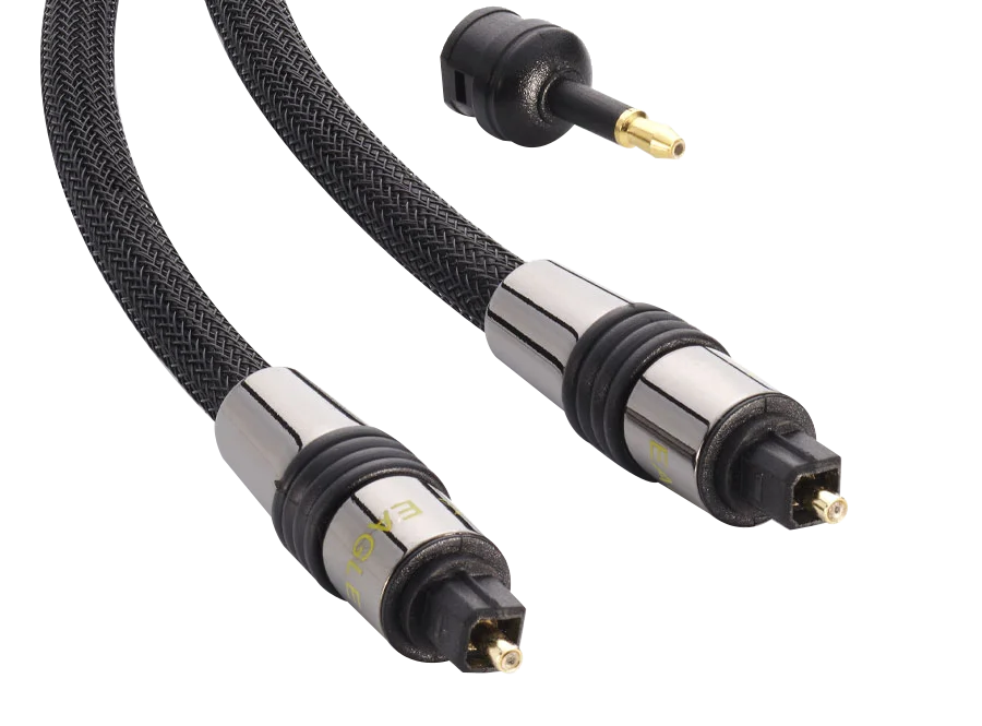EAGLE CABLE 100821100 Deluxe Optikai kábel, 3,5 mm-es jack adapterrel, 10 m