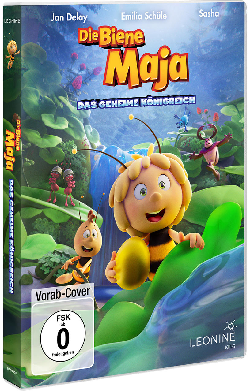 DVD-Hülle von 'Die Biene Maja', dem Animationsfilm. Die Hülle ist auf Deutsch.