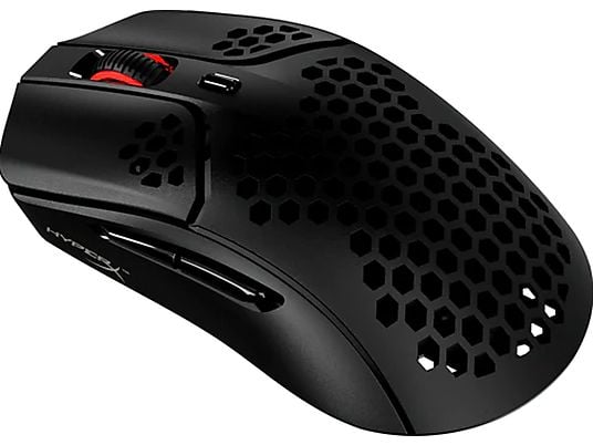 HYPERX Pulsefire Haste Wireless - Mouse da gaming, Senza cavi, Ottica con diodi laser, 16000 dpi, Nero