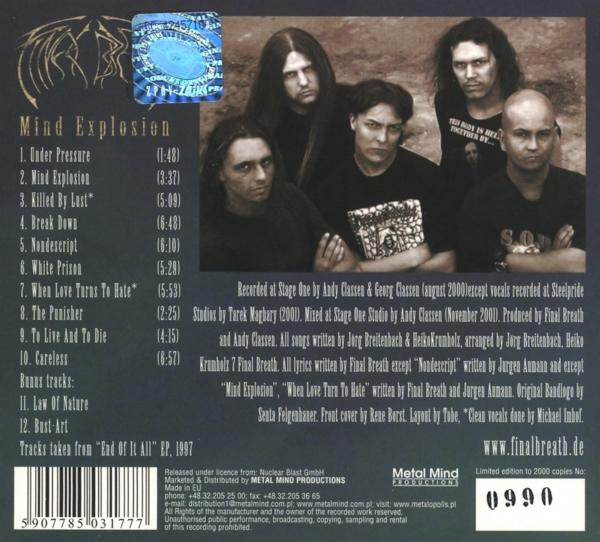 Final Breath - Mind Explosion  - (CD)