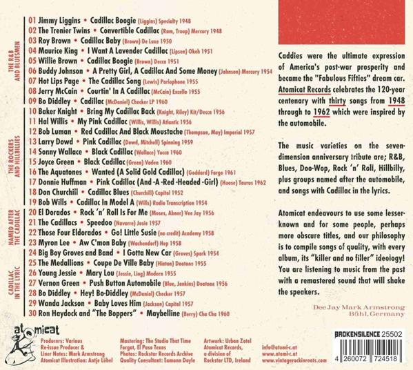 VARIOUS - 120 Years Of The Cadillac Car  - (CD)
