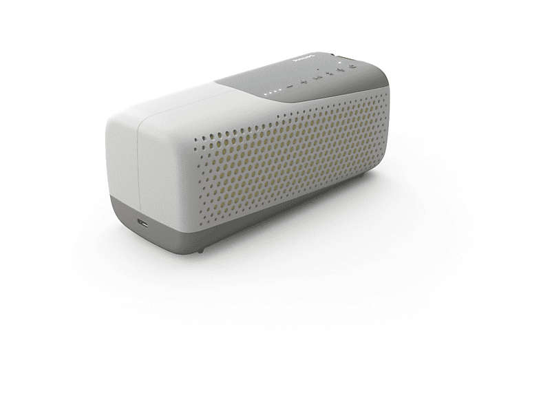 Bluetooth PHILIPS Lautsprecher, Weiß, TAS4807W/00 Wasserfest