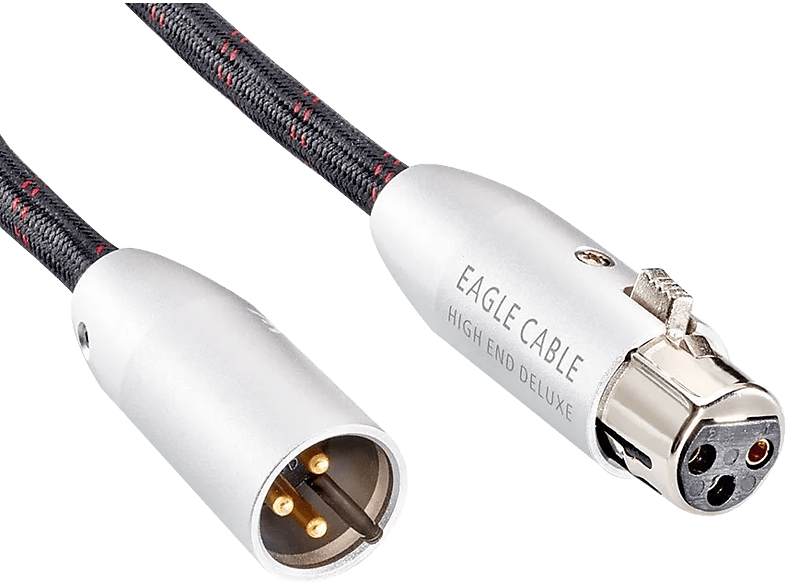 EAGLE CABLE 100701073 High End Deluxe Audio XLR kábel, 0,75 m