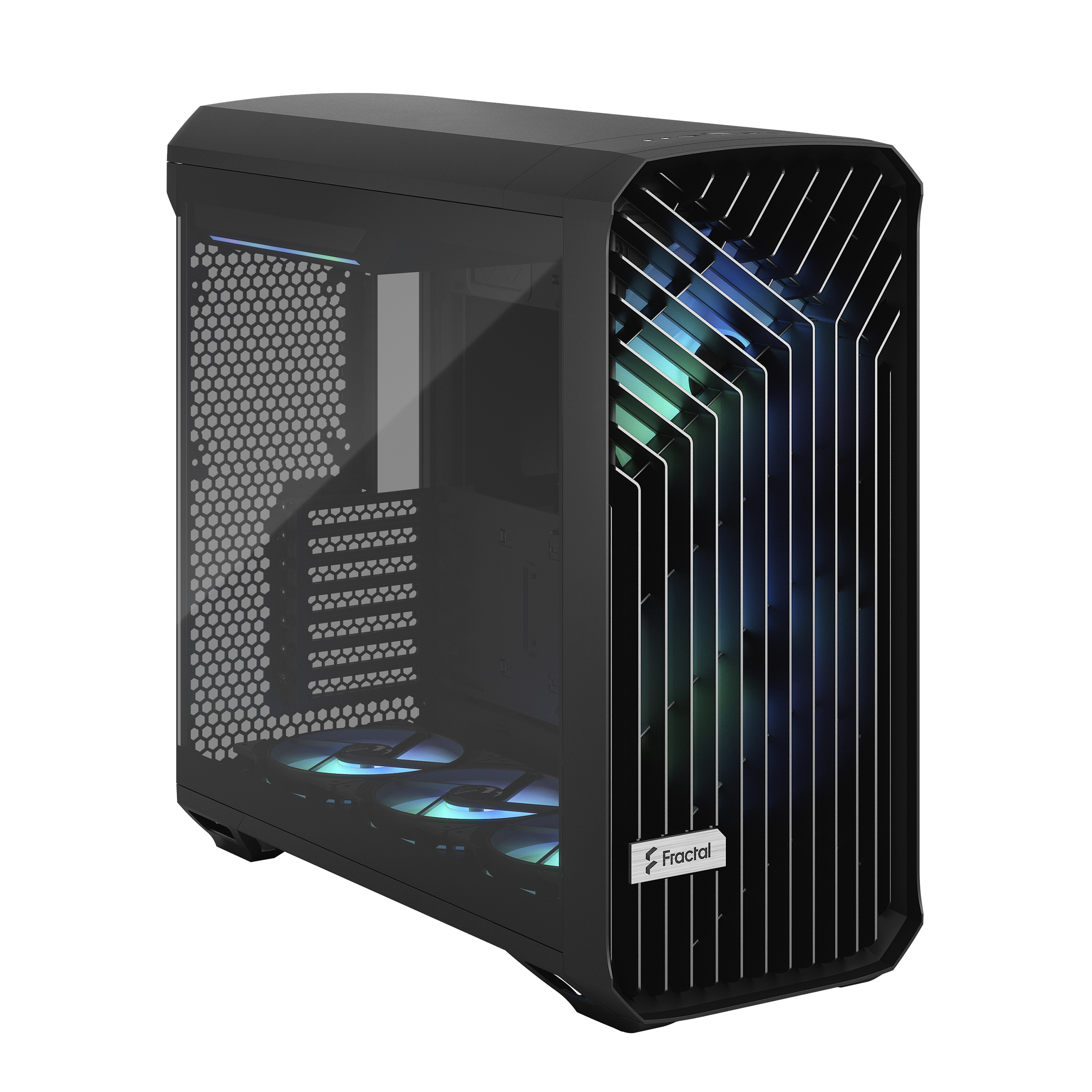 FRACTAL DESIGN Torrent Black RGB PC-Gehäuse, Schwarz