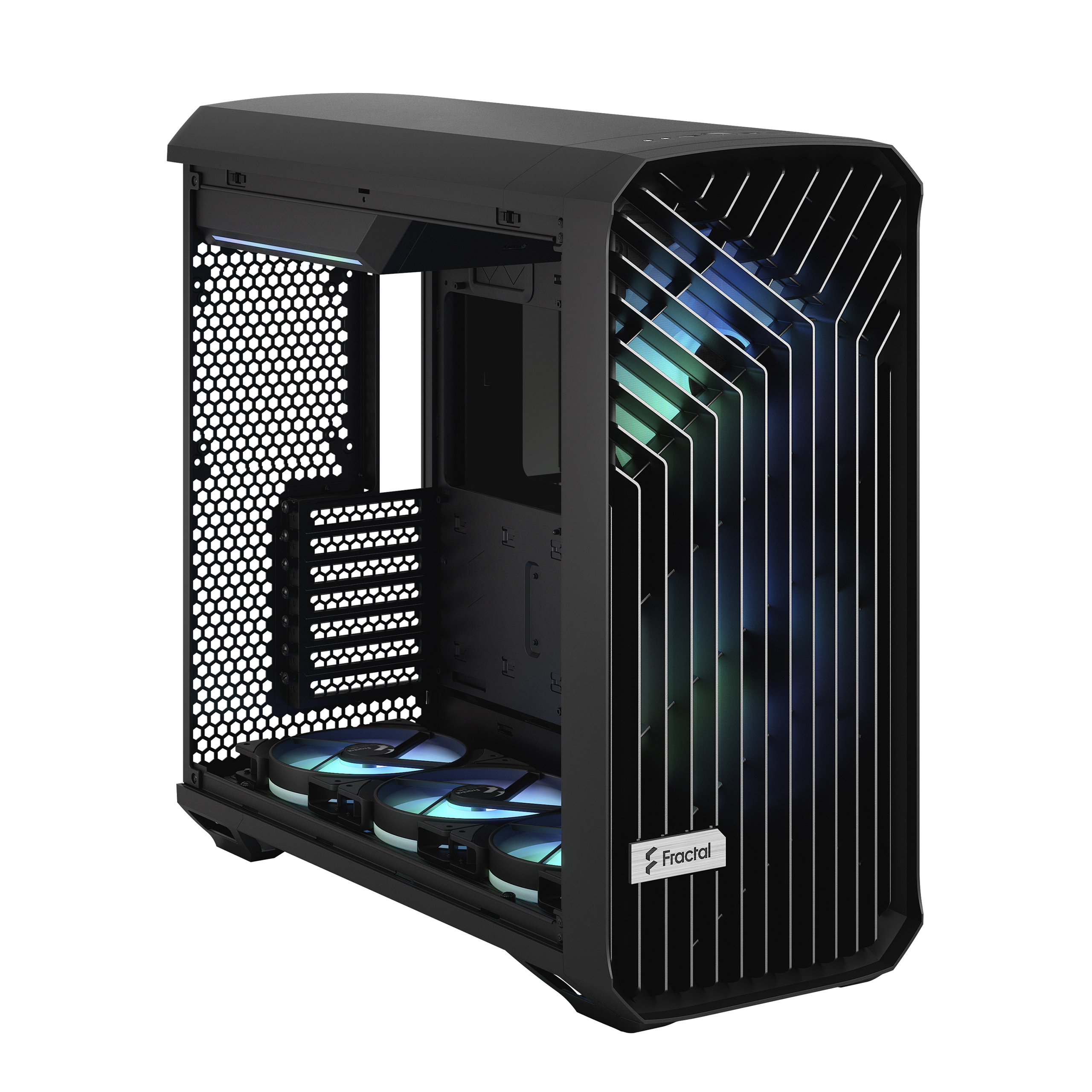 FRACTAL DESIGN Torrent Black RGB PC-Gehäuse, Schwarz