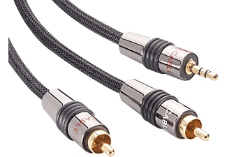 EAGLE CABLE 100871108 Deluxe II Mini 3,5 mm jack - 2xRCA kábel, 0,8 m