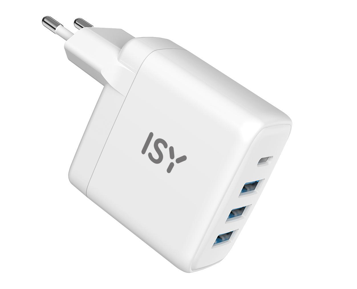 ISY IWC-4045 USB-C Power Delivery, Schnellladegerät 45 Weiß Universal Watt