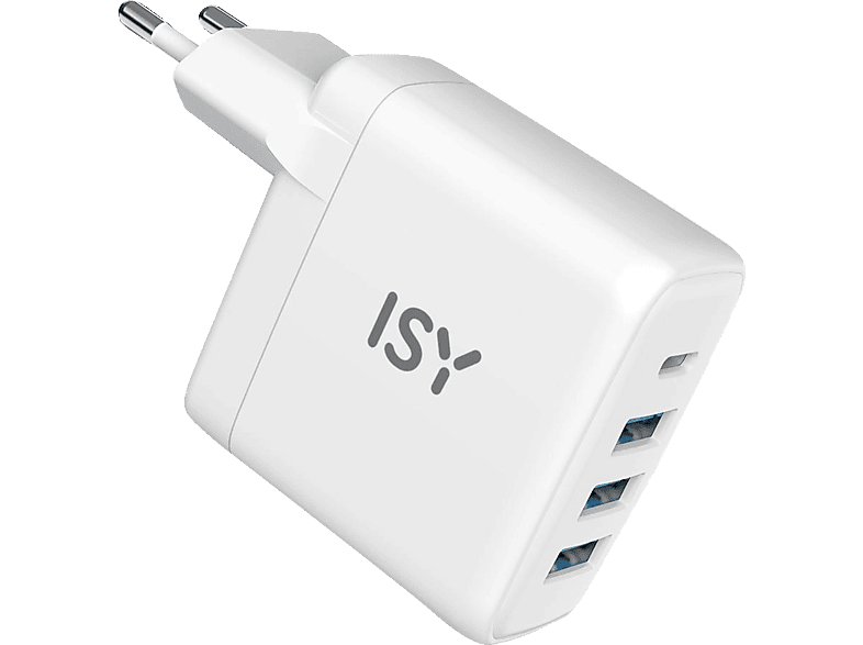 Power Delivery, USB-C 45 Weiß Schnellladegerät IWC-4045 Universal Watt, ISY