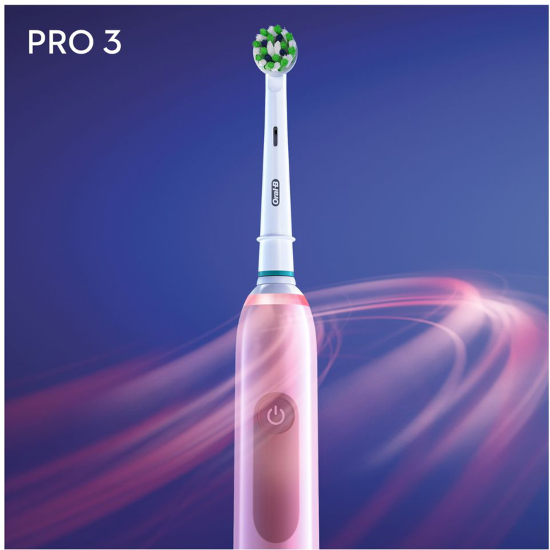 ORAL-B Pro 3 3900 Duo Zwart, Roze