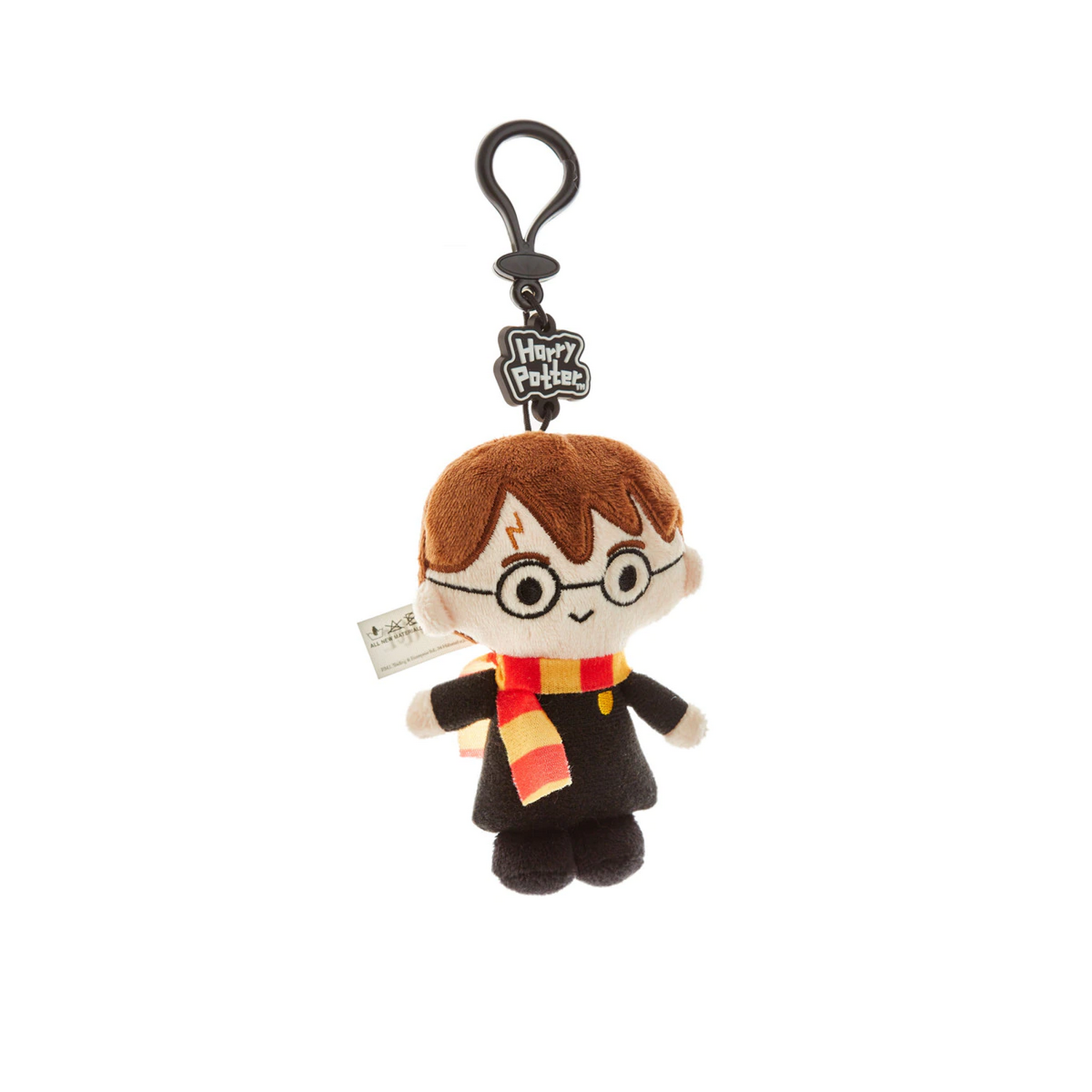 Llavero de peluche de Harry Potter. Figura de dibujos animados con gafas, bufanda y llavero.