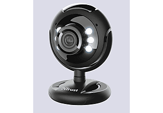 Flotar costilla árabe Webcam | Trust 16428 Webcam Pro Spotlight, 1.3 MP, Luces LED, Micrófono