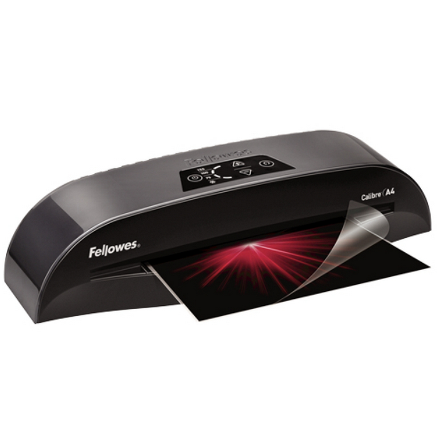 Plastificadora - Fellowes 5740701 Calibre A4, Tecnología HotSwap, Apagado automático, Negro