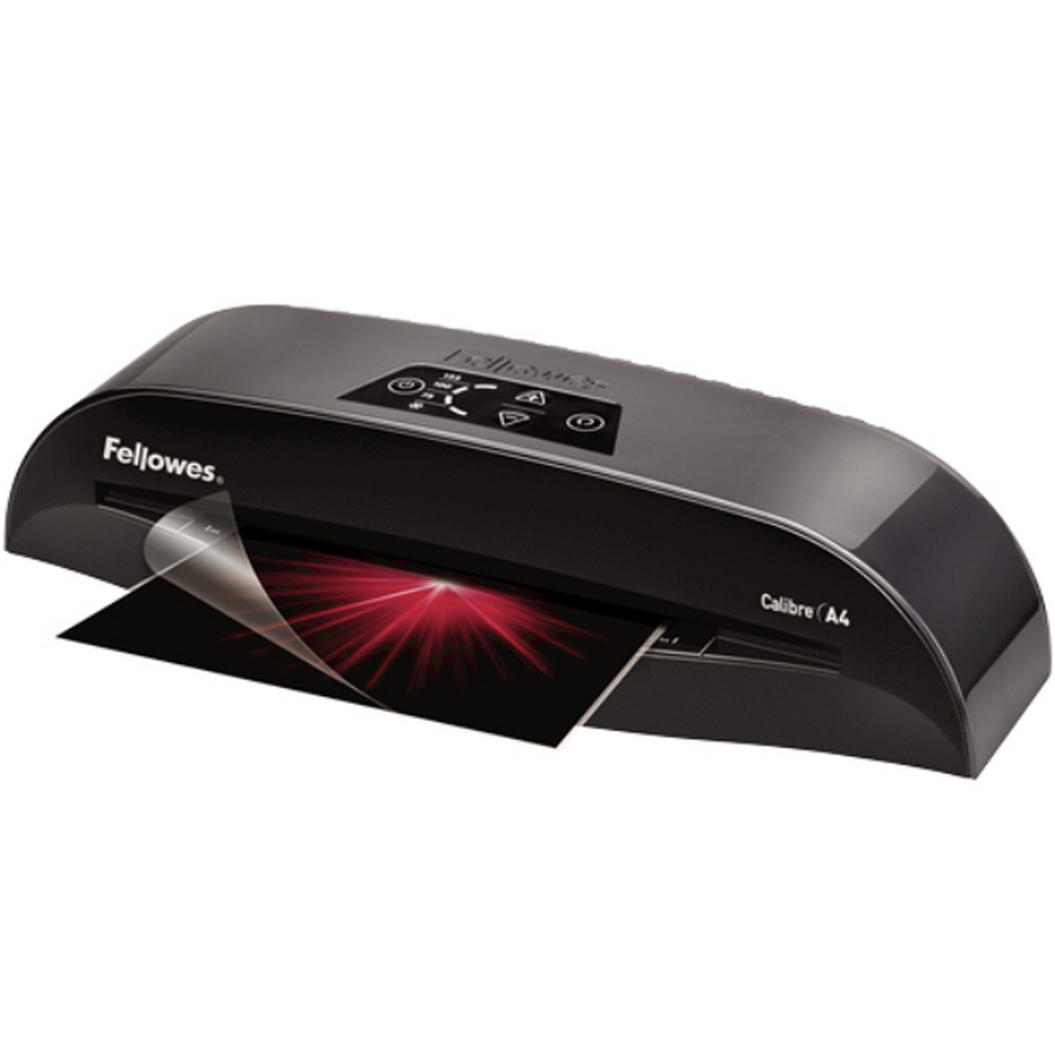 Plastificadora - Fellowes 5740701 Calibre A4, Tecnología HotSwap, Apagado automático, Negro