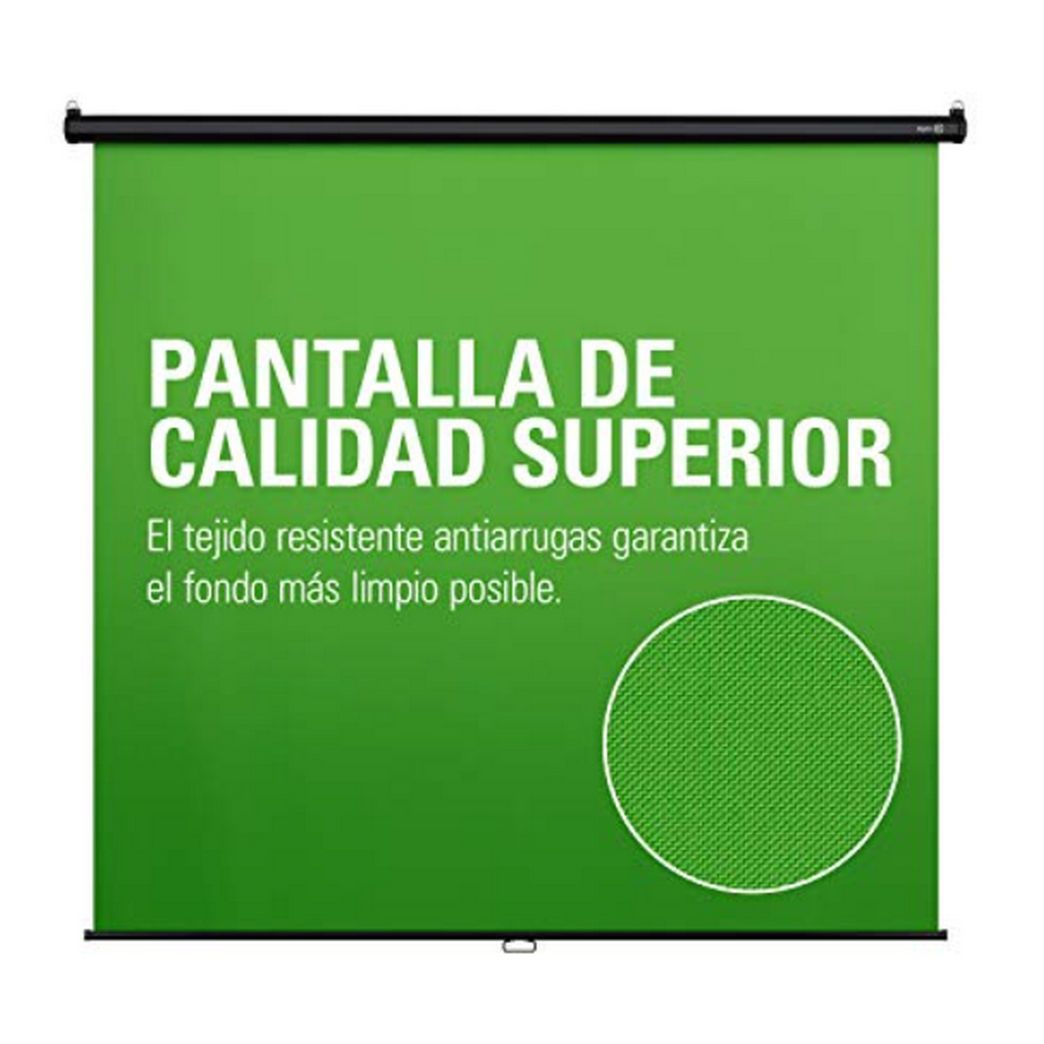 Pantalla croma -  Elgato MT Green screen 10GAO9901, 190 x 200 cm,  Hecho de fibras Dacron®-by DuPont , Verde