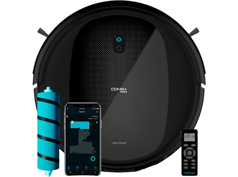Robot aspirador Cecotec Conga 2290 Ultra, Pantalla LCD, Control por