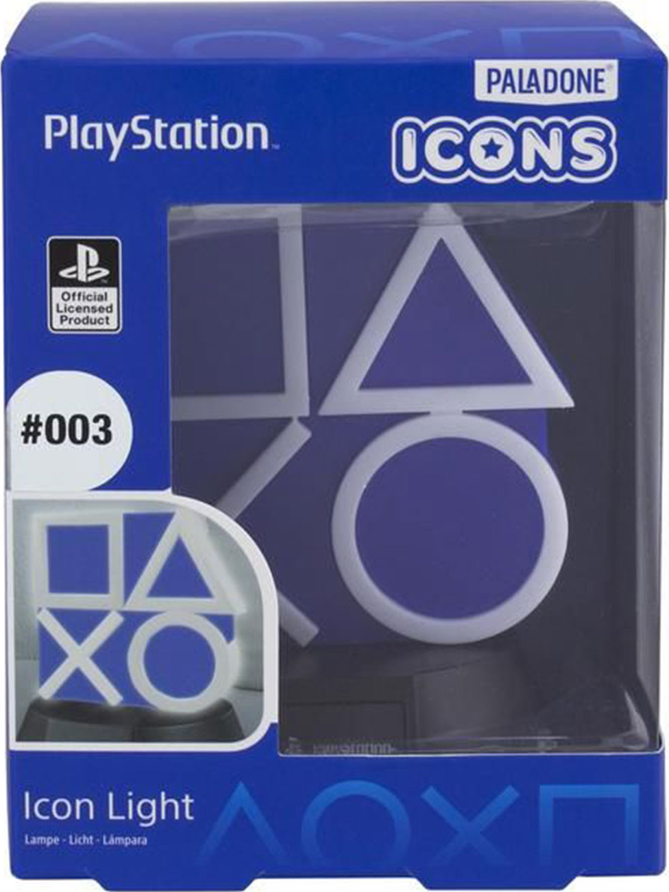 PALADONE PlayStation Icon Light - Éclairage décoratif (Bleu/Blanc/Noir)
