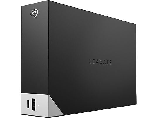 SEAGATE One Touch - Desktop-Festplatte mit Hub (HDD, 8 TB, Schwarz)