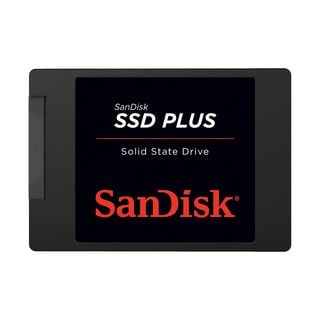 Disco duro SSD interno 1 TB - SanDisk SSD PLUS, Lectura 535 MB/s, Escritura 350 MB/s, Sata III, 2.5", Negro