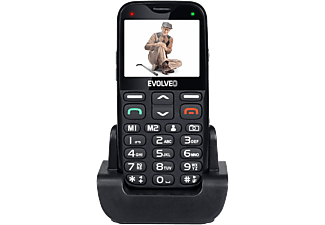 EVOLVEO EP-650 EASY PHONE XG Fekete Kártyafüggetlen Mobiltelefon