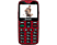 EVOLVEO EP-650 EASY PHONE XG Piros Kártyafüggetlen Mobiltelefon
